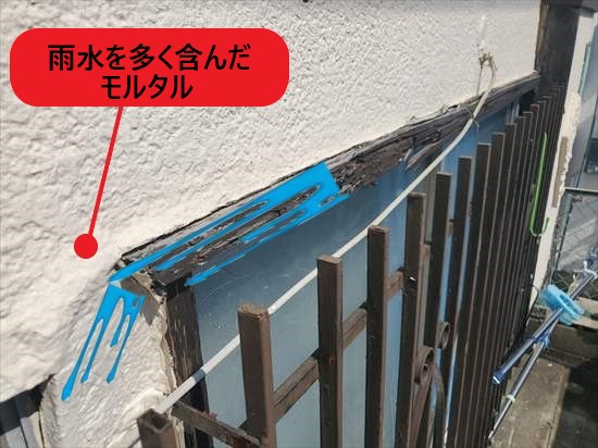 モルタル　浮き